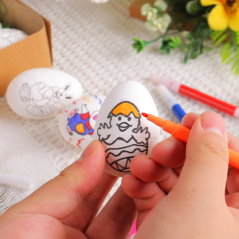 Easter DIY Hand-painted Eggs