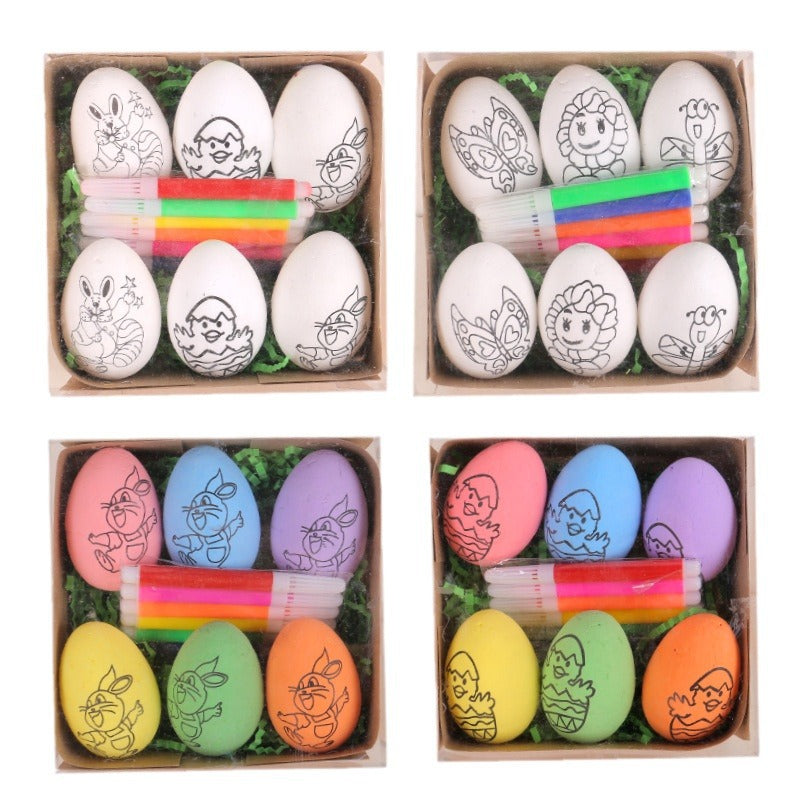 Easter DIY Hand-painted Eggs
